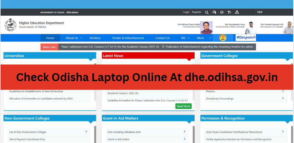 Odisha Laptop Cut Off